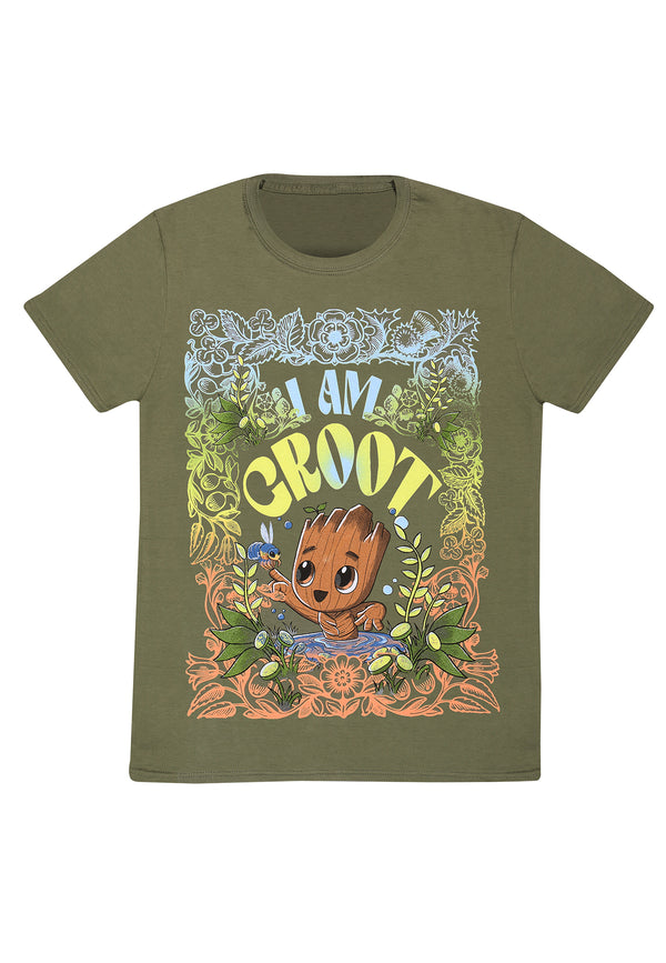 Já Jsem Groot 70tá Léta Styl Tričko (I Am Groot - Seventies Style T-shirt)