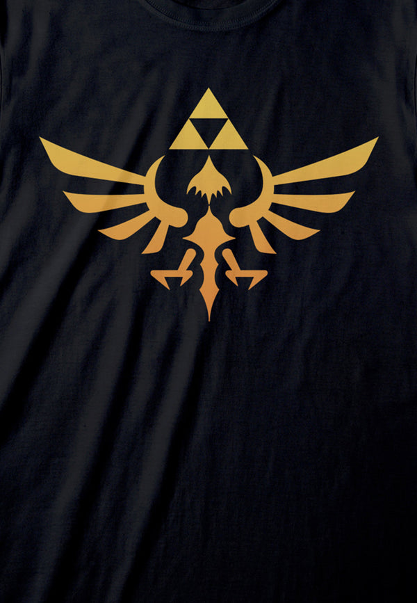 Legenda o Zeldě Logo Tričko (Legend Of Zelda - Hyrule Logo Tričko)