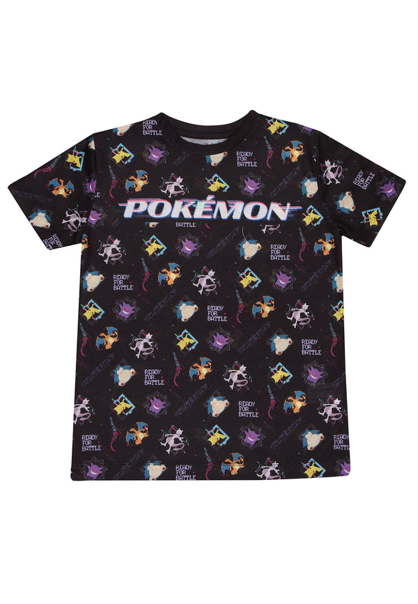 Pokémon Celý Potisk Dětské Tričko (Pokémon Distortion Kids T-shirt)