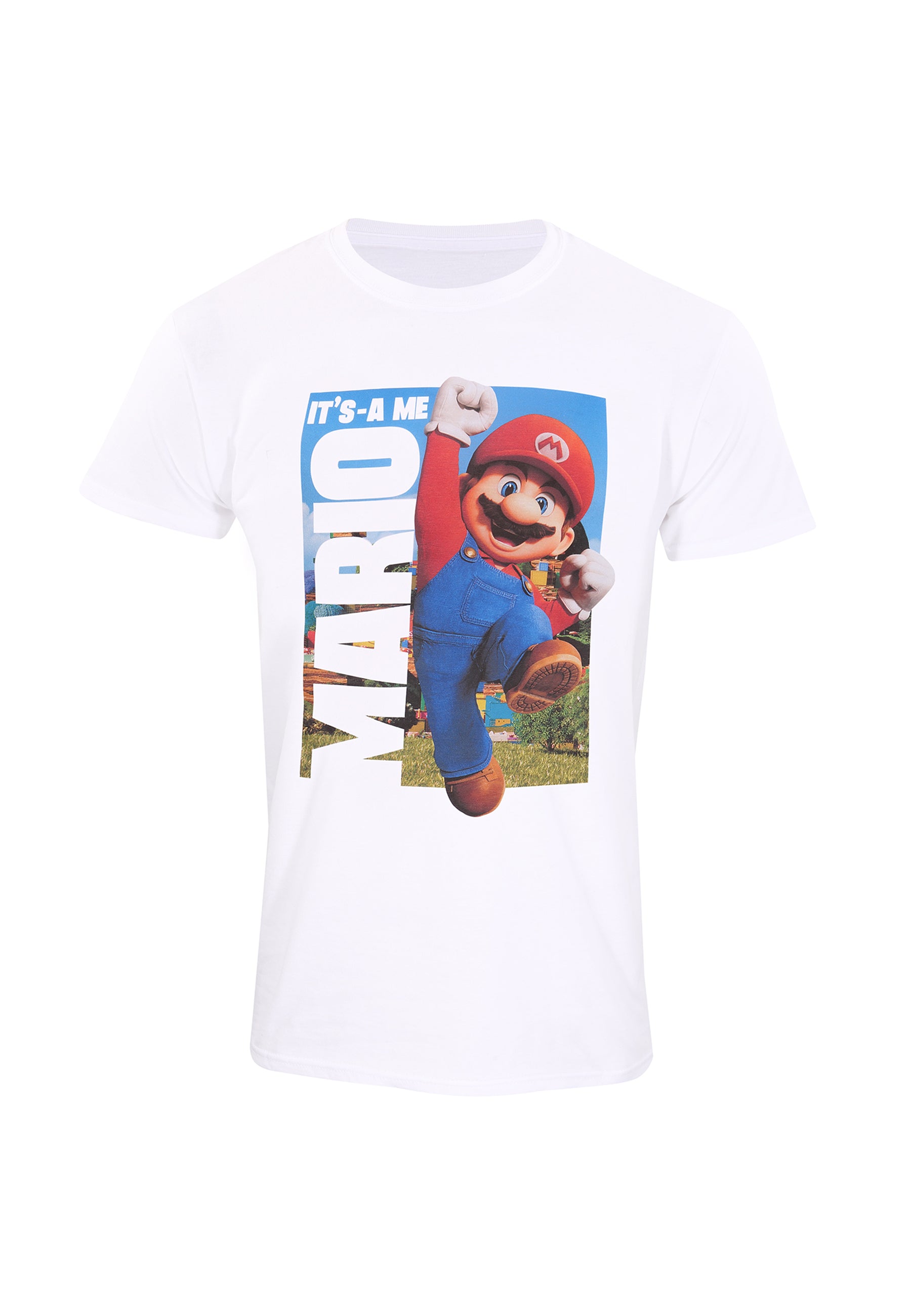 Nintendo Super Mario Bros Bílé Tričko (Its A Me Mario T-shirt)