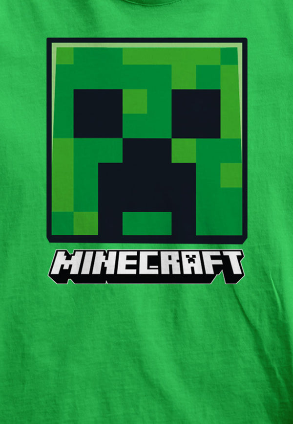 Minecraft Creeper Dětské Tričko (Creeper Face Kids T-shirt)