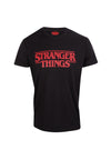 Stranger Things T-shirt (Stranger Things Logo Black T-shirt)