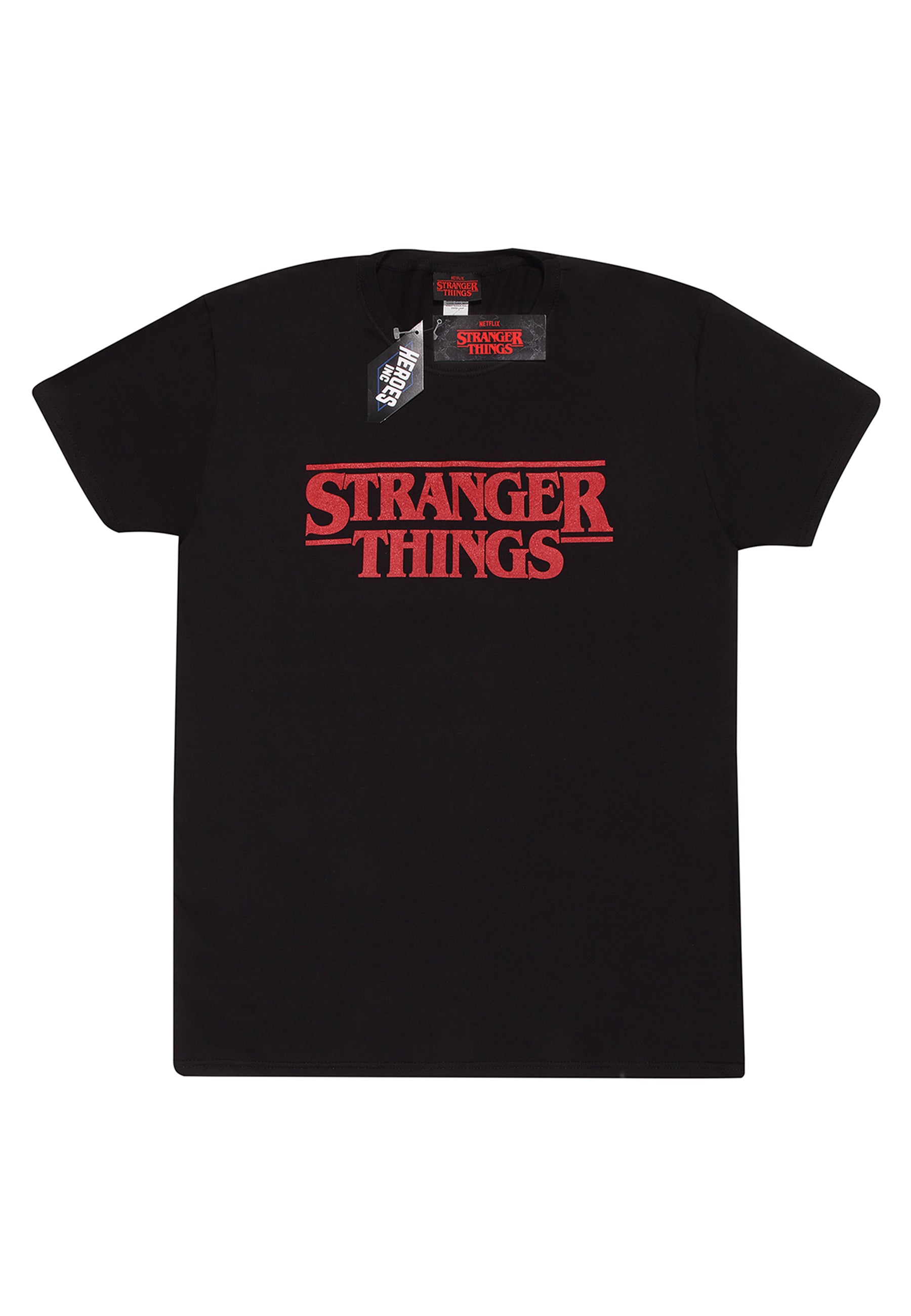 Stranger Things T-shirt (Stranger Things Logo Black T-shirt)