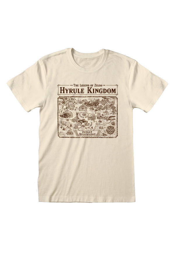 Legend Of Zelda Tričko Unisex (Map of Hyrule)