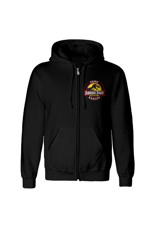 Jurský Park Mikina Na Zip (Jurassic Park Hoodie)