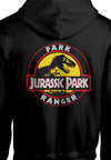 Jurský Park Mikina Na Zip (Jurassic Park Hoodie)