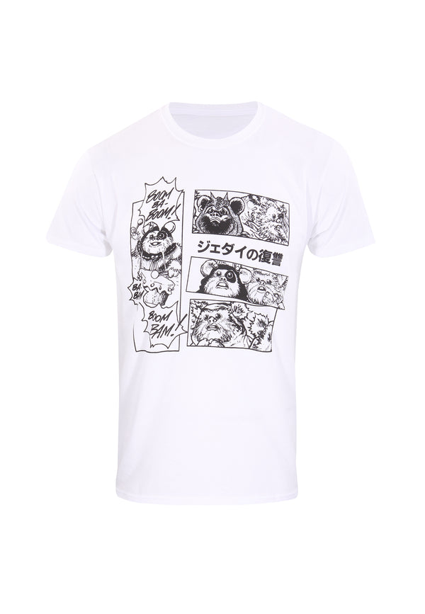 Hvězdné Války Tričko (Star Wars - Ewok Manga T-shirt)