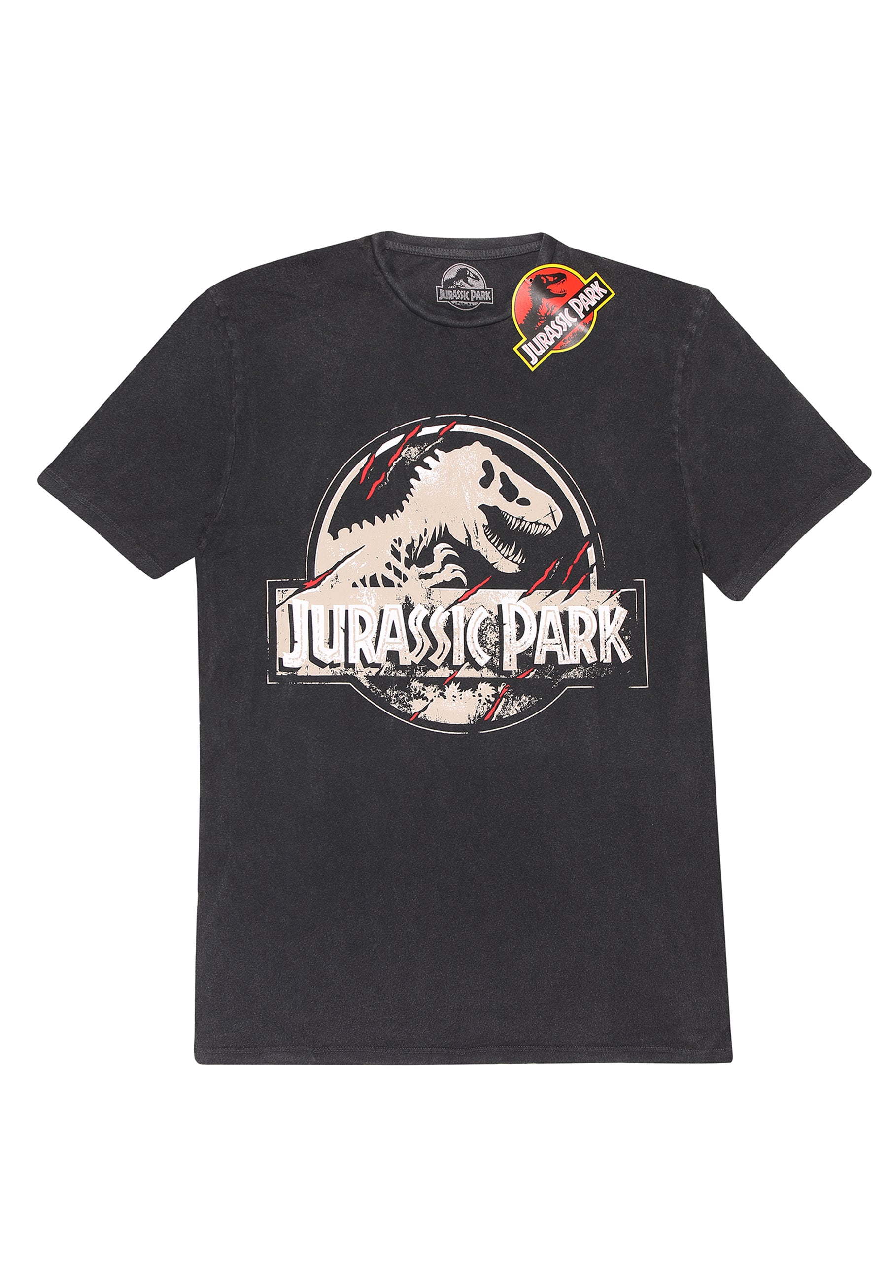 Jurský Park Tričko (Jurassic Park - Scratched Logo T-shirt)