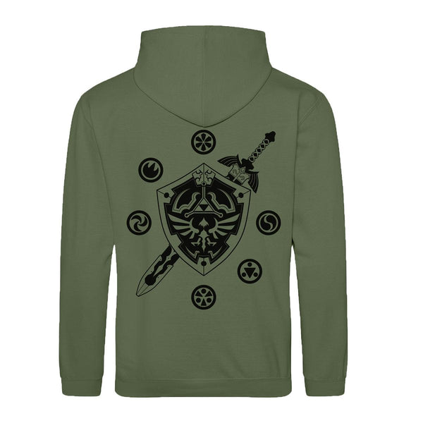 Legenda O Zeldě Meč a Štít Mikina (Legend Of Zelda Sword and Shield Hoodie)